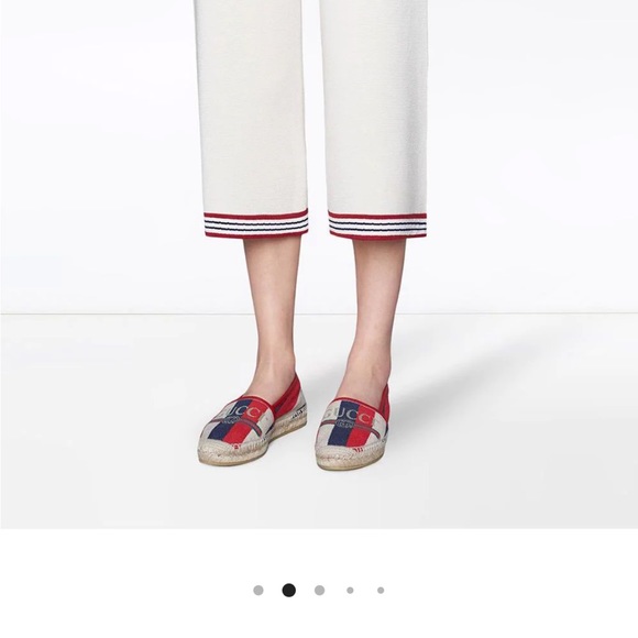 Gucci canvas Sylvie espadrilles - Picture 3 of 5